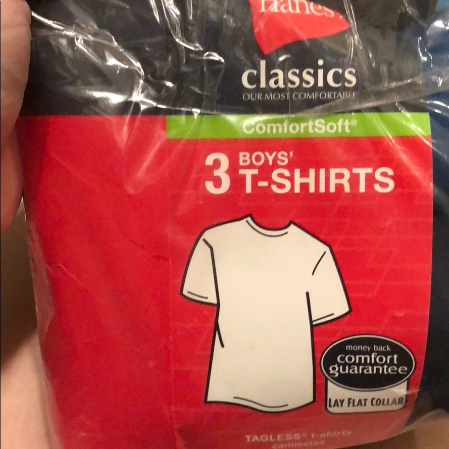 Brand New 3 Pack Of Boys Hanes TShirts